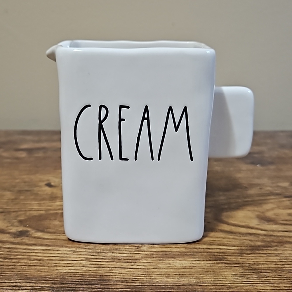 Rae Dunn Ivory Ceramic Cream Container NWOT